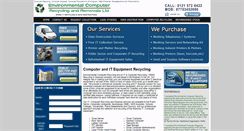Desktop Screenshot of computer-recycling-and-removals.co.uk